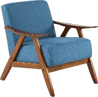 Damala Blue Accent Chair