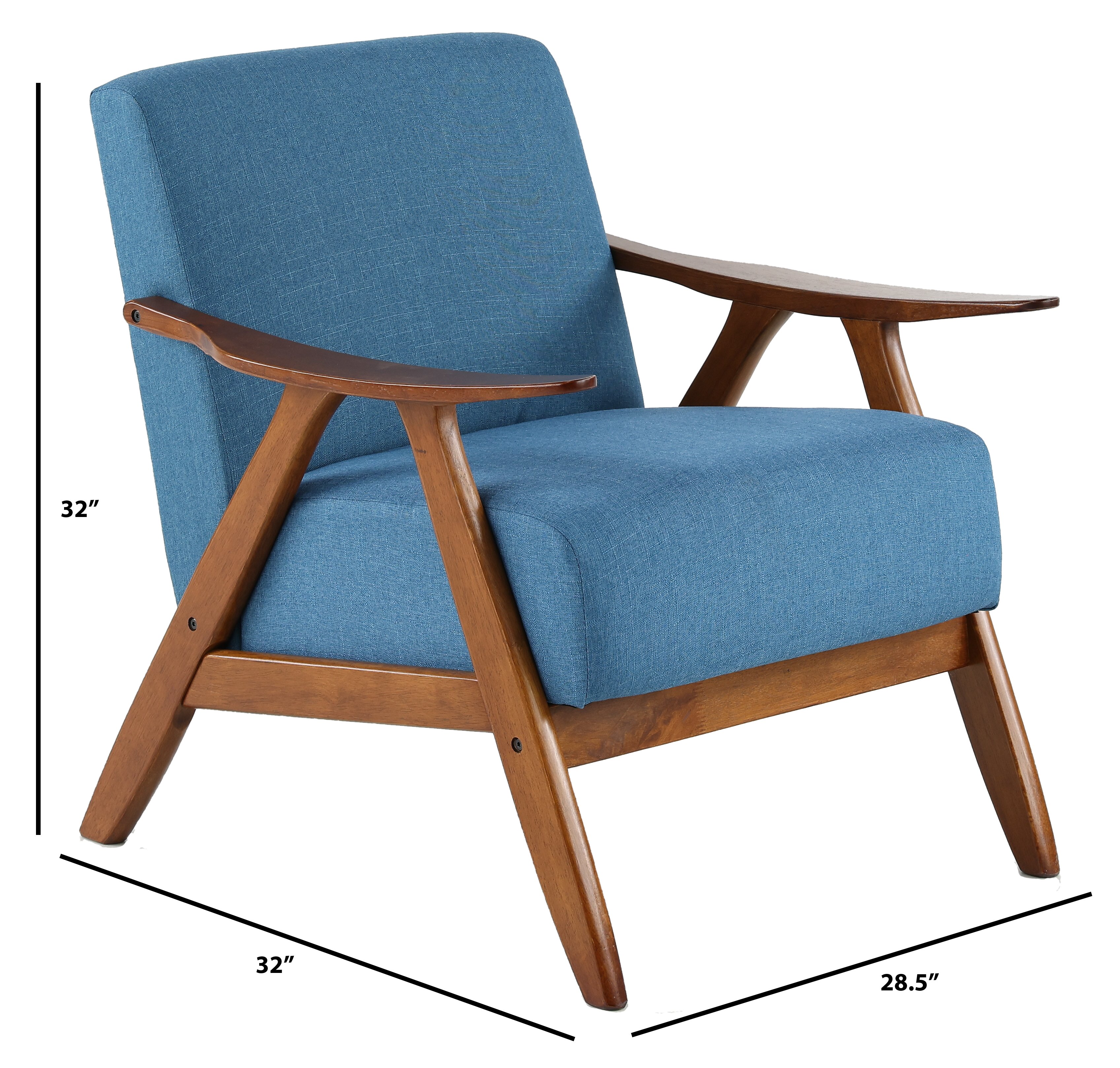 Damala Blue Accent Chair-3