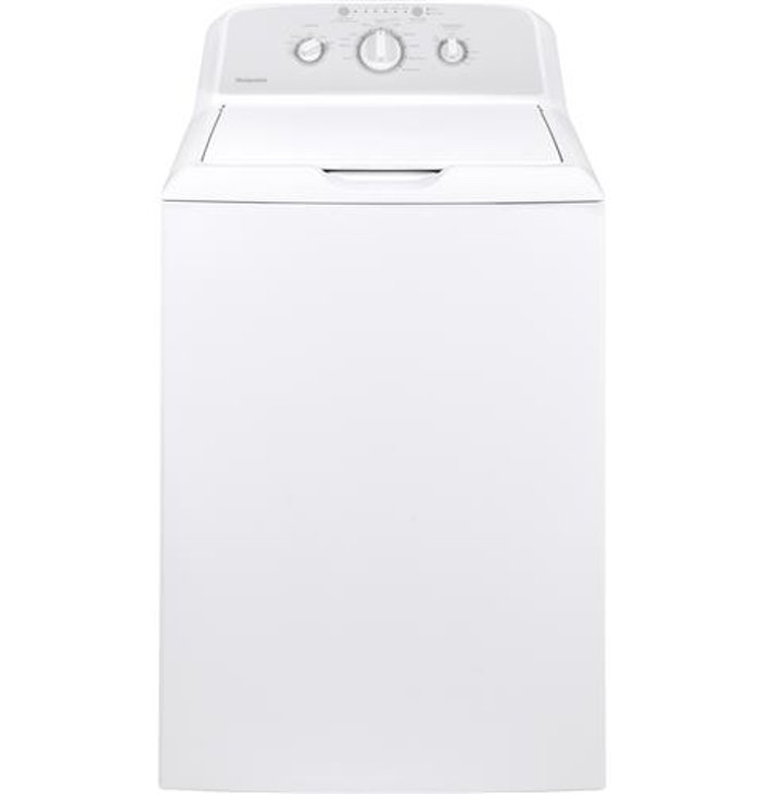 HTW240ASKWS Hotpoint Washer with Stainless Steel Basket - 3.8 cu. ft. White