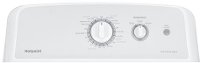 HTX24GASKWS Hotpoint Aluminized Alloy Gas Dryer - 6.2 cu. ft. White-1