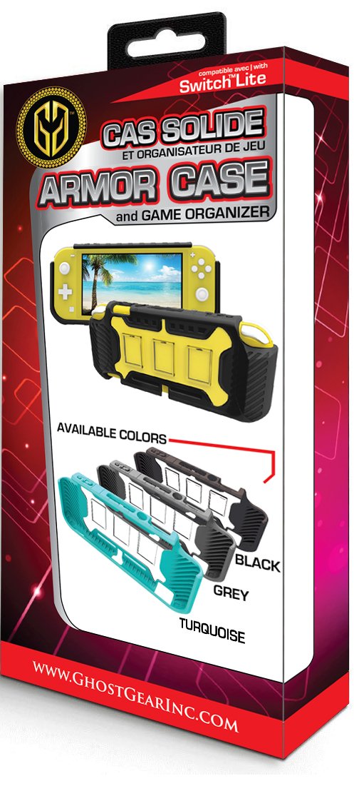 Nintendo Switch Lite Black Armor Case-2