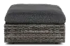 Cirrus Gray Patio Wicker Ottoman