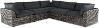 Gray 5 Piece Patio Sectional - Cirrus-1