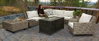 Modern Patio Fire Pit Table - Vale-2