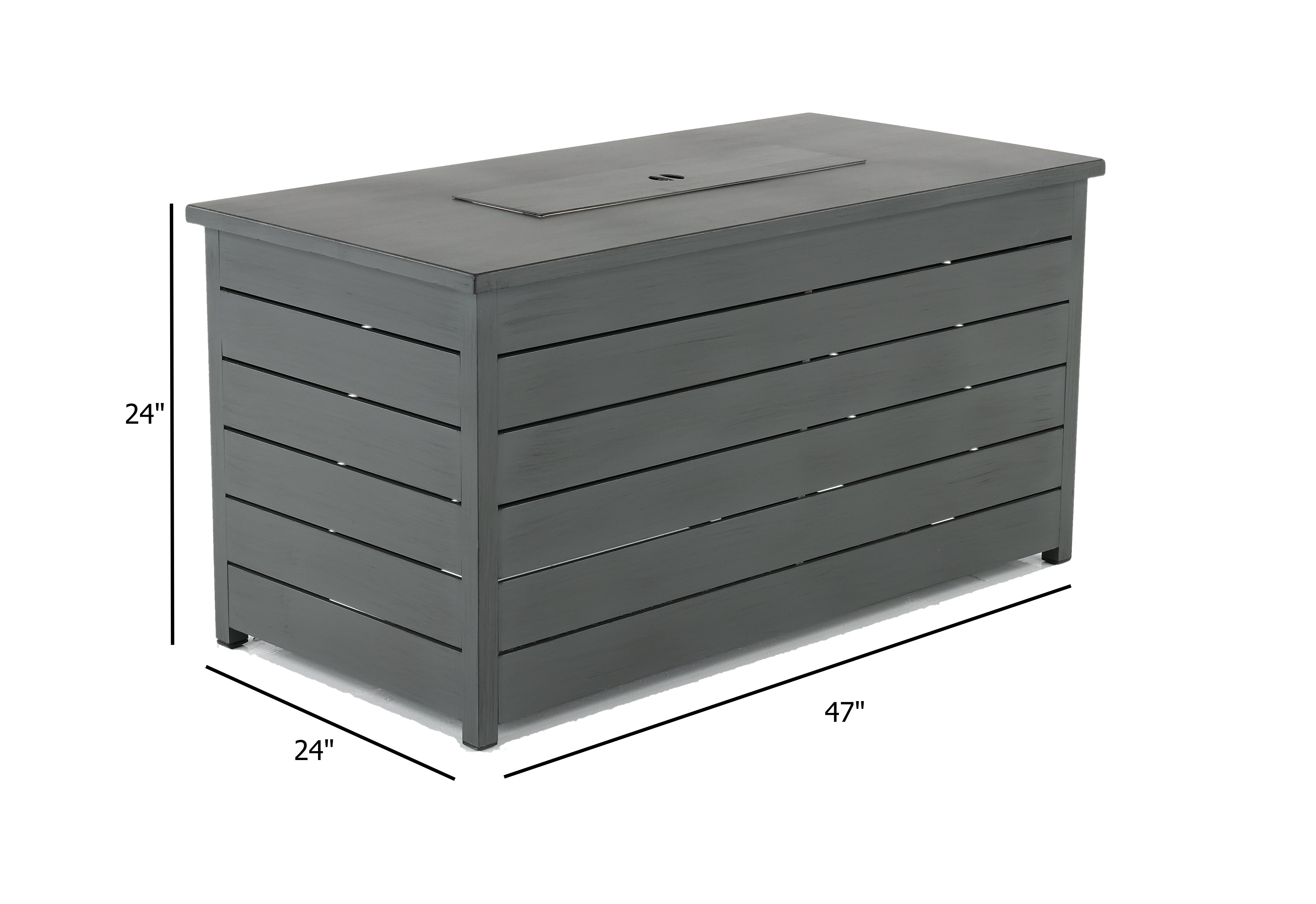 Modern Patio Fire Pit Table - Vale-5