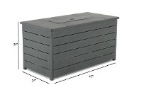 Modern Patio Fire Pit Table - Vale-5