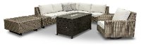 Modern Patio Fire Pit Table - Vale-8