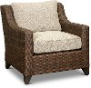 Espresso Wicker Patio Lounge Chair - Avalon