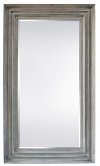 Rustic Gray and Brown Wooden Floor Mirror