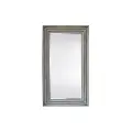 Rustic Gray and Brown Wooden Floor Mirror