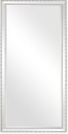 Modern Beaded Silver Wall Mirror