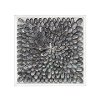 Gray and Black Outlined Shells with Acrylic Frame Wall Decor