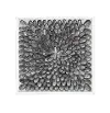 Gray and Black Outlined Shells with Acrylic Frame Wall Decor