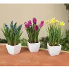 Clearance Assorted 9 Inch Spring Faux Floral Potted Arrangement
