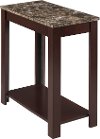 Faux Marble Chairside Table - Devon