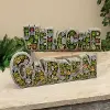 Assorted 19 Inch Polyresin Garden and Welcome Sculpture Sign