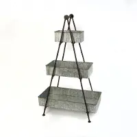 45 Inch Metal Rack with Three Trays