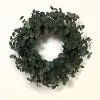 24 Inch Green Faux Eucalyptus Leaf Wreath Arrangement