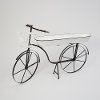 46 Inch Metal Antique Bicycle with Basket and Planter
