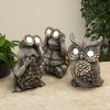 Assorted 11 Inch Solar Lighted Gray Garden Friend Figurine