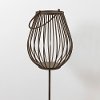 35 Inch Metal Antique Plant Stand Yard Stake