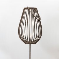 48 Inch Metal Antique Plant Stand Yard Stake