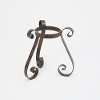 10 Inch Dark Brown Metal Gazing Ball Stand