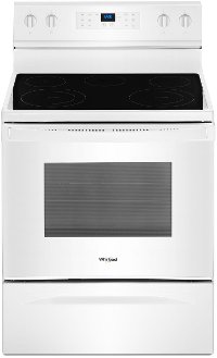 WFE515S0JW Whirlpool 5.3 cu. ft. Electric Range with Dual Radiant Element - 30 Inch White