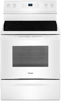 WFE515S0JW Whirlpool 5.3 cu. ft. Electric Range with Dual Radiant Element - 30 Inch White