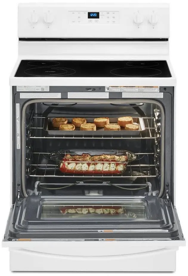 WFE515S0JW Whirlpool 5.3 cu. ft. Electric Range with Dual Radiant Element - 30 Inch White-2