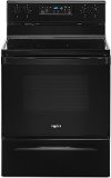 WFE515S0JB Whirlpool 5.3 cu. ft. Electric Range with Dual Radiant Element - 30 Inch Black