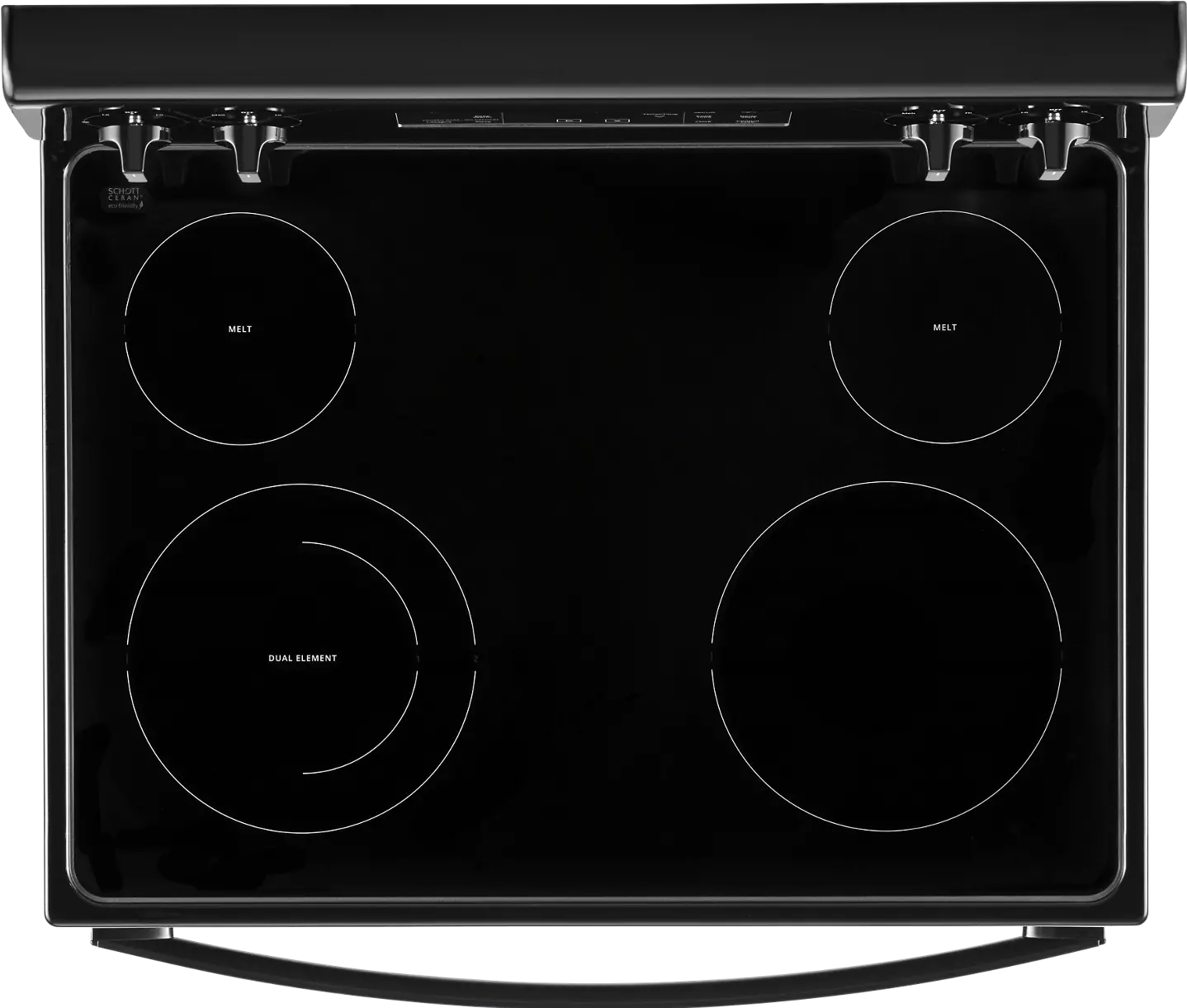 WFE515S0JB Whirlpool 5.3 cu. ft. Electric Range with Dual Radiant Element - 30 Inch Black-3