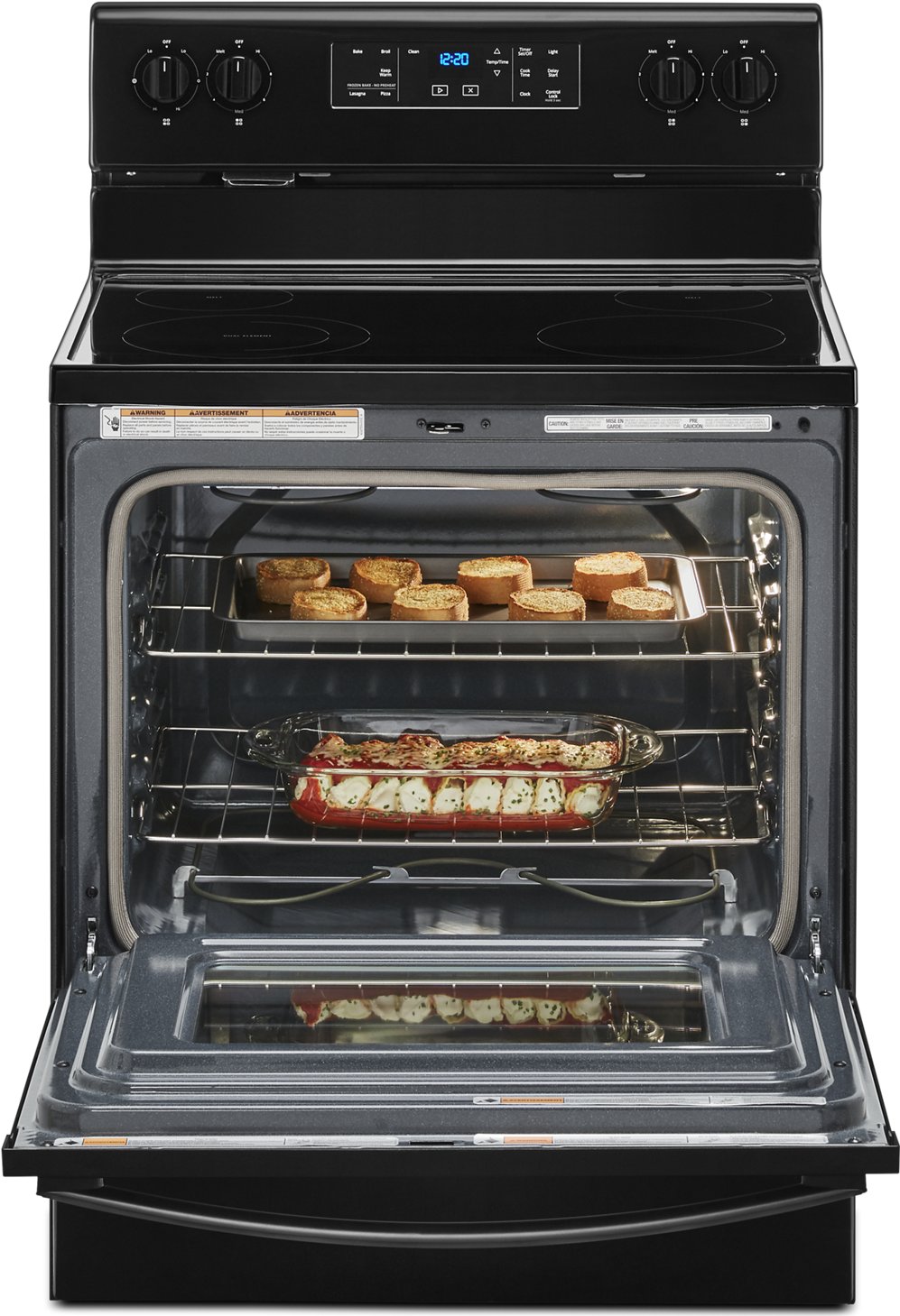 WFE515S0JB Whirlpool 5.3 cu. ft. Electric Range with Dual Radiant Element - 30 Inch Black-5