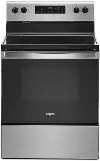 WFE515S0JS Whirlpool 5.3 cu ft Electric Range - Stainless Steel