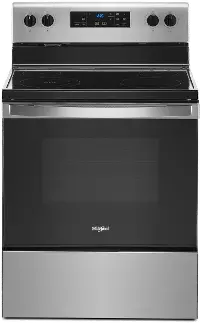 WFE515S0JS Whirlpool 5.3 cu. ft. Electric Range - 30 Inch Stainless Steel