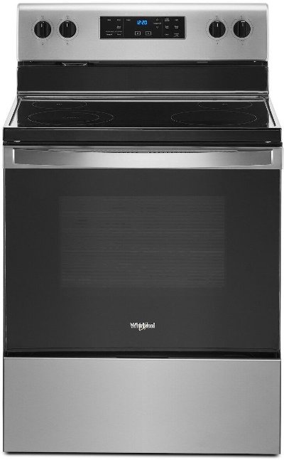 WFE515S0JS Whirlpool 5.3 cu. ft. Electric Range - 30 Inch Stainless Steel