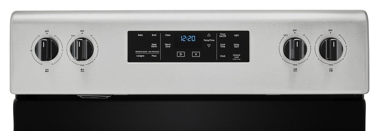 WFE515S0JS Whirlpool 5.3 cu. ft. Electric Range - 30 Inch Stainless Steel-2