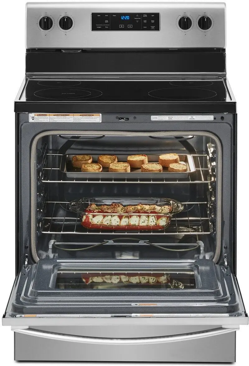 WFE515S0JS Whirlpool 5.3 cu. ft. Electric Range - 30 Inch Stainless Steel-3