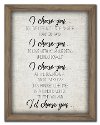 I Choose You Saying Canvas Wall Art