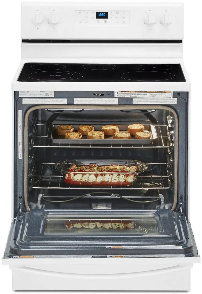WFE525S0JW Whirlpool 5.3 cu. ft. Electric Range - 30 Inch White-2
