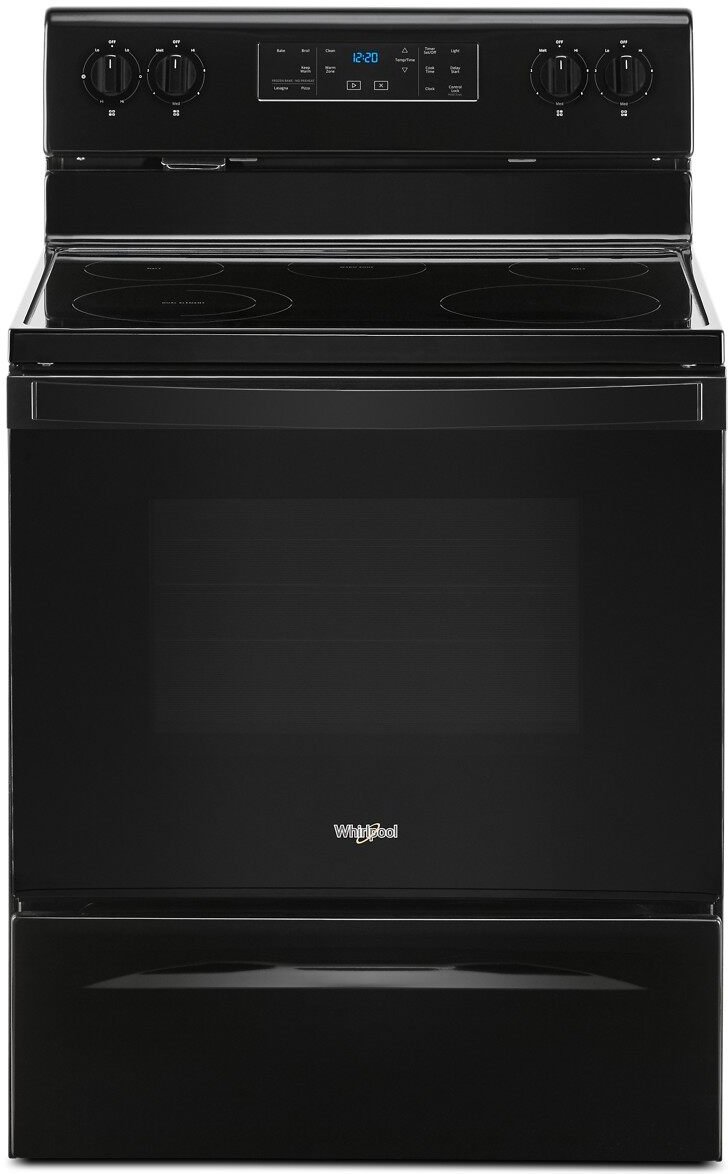 WFE525S0JB Whirlpool 5.3 cu. ft. Electric Range - 30 Inch Black-1