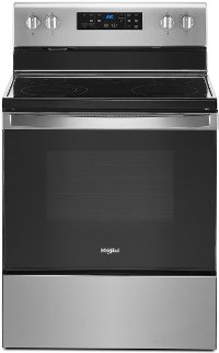WFE525S0JZ Whirlpool 5.3 cu. ft. Electric Range - 30 Inch Smudge Resistant Stainless Steel