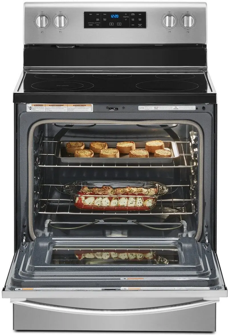 WFE525S0JZ Whirlpool 5.3 cu. ft. Electric Range - 30 Inch Smudge Resistant Stainless Steel-2