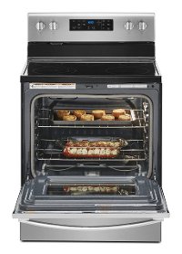 WFE525S0JZ Whirlpool 5.3 cu. ft. Electric Range - 30 Inch Smudge Resistant Stainless Steel-2