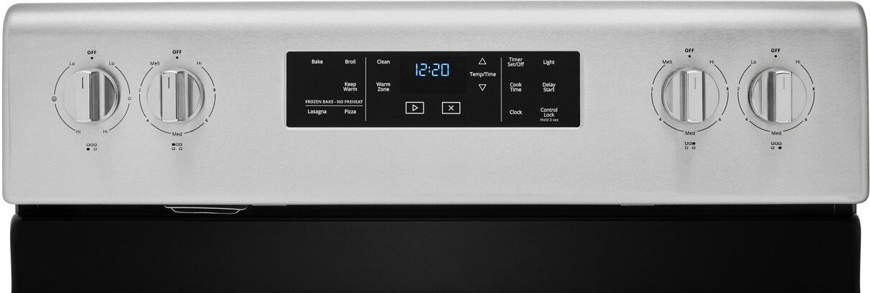 WFE525S0JZ Whirlpool 5.3 cu. ft. Electric Range - 30 Inch Smudge Resistant Stainless Steel-3