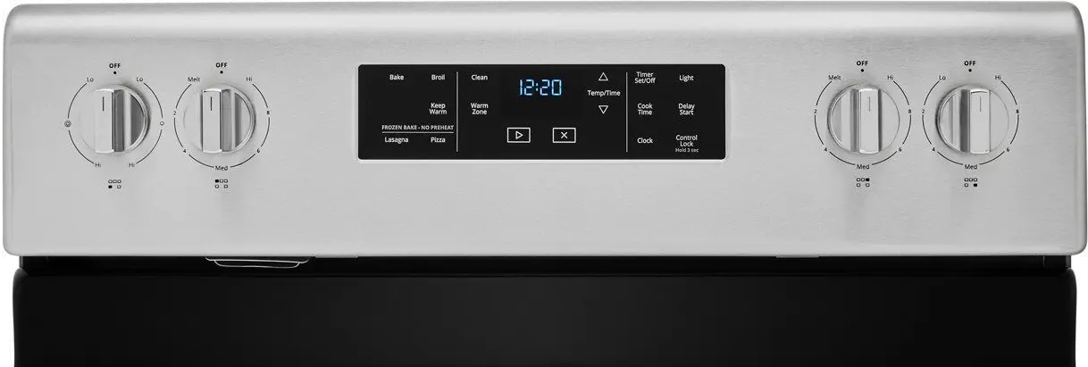 WFE525S0JZ Whirlpool 5.3 cu. ft. Electric Range - 30 Inch Smudge Resistant Stainless Steel-3