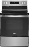 WFE525S0JZ Whirlpool 5.3 cu. ft. Electric Range - 30 Inch Stainless Steel