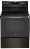 WFE525S0JV Whirlpool 5.3 cu. ft. Electric Range - 30 Inch Black Stainless Steel