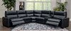 Blue 6 Piece Power Reclining Sectional Sofa with Right-arm Facing Chaise - Angler