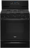 WFG525S0JB Whirlpool 5 cu ft Gas Range - Black
